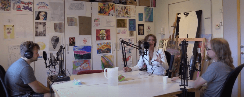 Lotte Arnsbjerg interviewet af hospitalsradioen